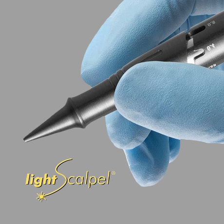 Light scalpel laser frenectomy tool